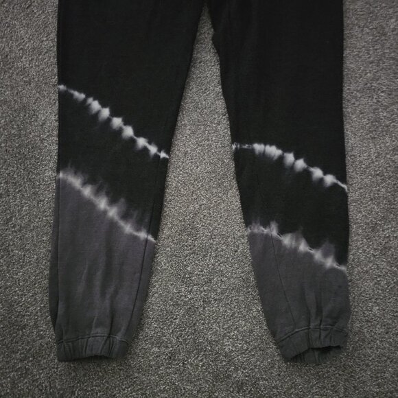 BEBE SPORT dark gray SWEATPANTS tie-dye WHITE light gray POCKETS - Picture 8 of 11